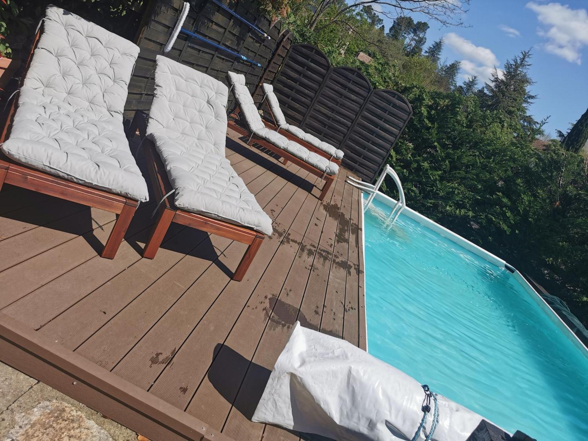 Mes Maisons Gardoises, Two Gites Sleeping 13 With Two Private Pools, Kids Room, Laundry, Disco, Free Wifi, Linen And Dog'S Are Welcome Gagnières Extérieur photo